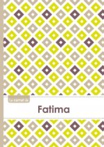 Le carnet de Fatima - Lignes, 96p, A5 - Carré Poussin Gris Taupe