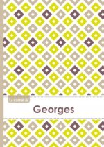 Le carnet de Georges - Lignes, 96p, A5 - Carré Poussin Gris Taupe