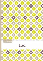 Le carnet de Luc - Lignes, 96p, A5 - Carré Poussin Gris Taupe