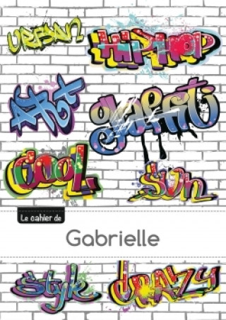 Le carnet de Gabrielle - Petits carreaux, 96p, A5 - Graffiti