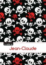 Le carnet de Jean-Claude - Petits carreaux, 96p, A5 - Têtes de mort