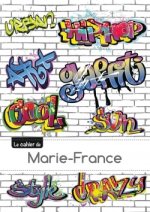 CARNET MARIE FRANCE SEYES,96P,A5 GRAFFITI