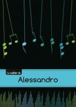 Le carnet d'Alessandro - Musique, 48p, A5