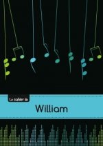 CARNET WILLIAM MUSIQUE,48P,A5