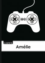 Le carnet d'Amélie - Lignes, 96p, A5 - Manette jeu vide'o