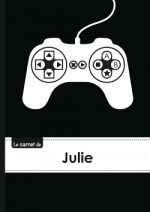 Le carnet de Julie - Lignes, 96p, A5 - Manette jeu vide'o