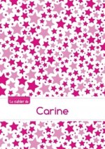 Le cahier de Carine - Séyès, 96p, A5 - Constellation Rose