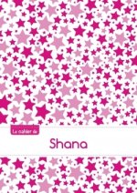 CAHIER SHANA BLANC,96P,A5 CONSTELLATIONROSE