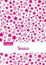 CAHIER TESSA BLANC,96P,A5 CONSTELLATIONROSE