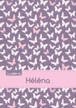 Le cahier de Héléna - Séyès, 96p, A5 - Papillons Mauve