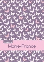 CAHIER MARIE FRANCE SEYES,96P,A5 PAPILLONSMAUVE
