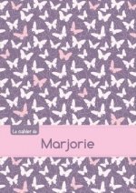 CAHIER MARJORIE SEYES,96P,A5 PAPILLONSMAUVE