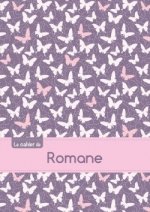 CAHIER ROMANE SEYES,96P,A5 PAPILLONSMAUVE