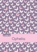 CAHIER OPHELIA PTSCX,96P,A5 PAPILLONSMAUVE