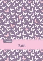 CAHIER YAEL PTSCX,96P,A5 PAPILLONSMAUVE