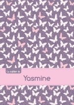 CAHIER YASMINE PTSCX,96P,A5 PAPILLONSMAUVE