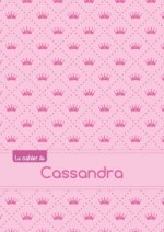 Le cahier de Cassandra - Petits carreaux, 96p, A5 - Princesse