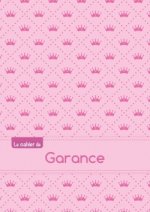 Le cahier de Garance - Petits carreaux, 96p, A5 - Princesse
