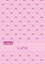 CAHIER LUNA PTSCX,96P,A5 PRINCESSE