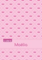 CAHIER MAELIA BLANC,96P,A5 PRINCESSE