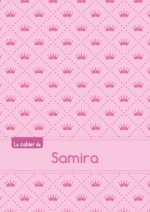 CAHIER SAMIRA BLANC,96P,A5 PRINCESSE