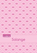 CAHIER SOLANGE BLANC,96P,A5 PRINCESSE