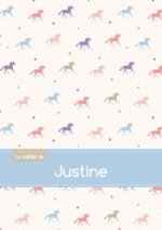 Le cahier de Justine - Séyès, 96p, A5 - Chevaux