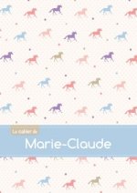 CAHIER MARIE CLAUDE PTSCX,96P,A5 CHEVAUX