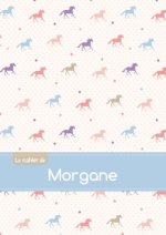 CAHIER MORGANE PTSCX,96P,A5 CHEVAUX