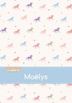 CAHIER MAELYS BLANC,96P,A5 CHEVAUX