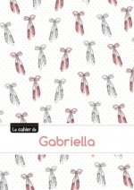 Le cahier de Gabriella - Petits carreaux, 96p, A5 - Ballerine