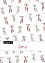 Le cahier d'Amy - Petits carreaux, 96p, A5 - Ballerine