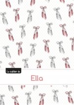 Le cahier d'Ella - Petits carreaux, 96p, A5 - Ballerine
