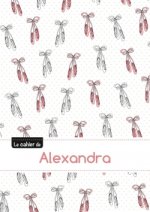 Le cahier d'Alexandra - Blanc, 96p, A5 - Ballerine