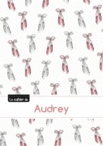 Le cahier d'Audrey - Blanc, 96p, A5 - Ballerine