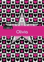 CAHIER OLIVIA SEYES,96P,A5 ETOILEETCoeUR