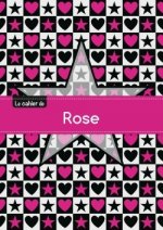 CAHIER ROSE SEYES,96P,A5 ETOILEETCoeUR