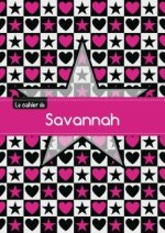 CAHIER SAVANNAH SEYES,96P,A5 ETOILEETCoeUR