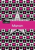 CAHIER MANON PTSCX,96P,A5 ETOILEETCoeUR