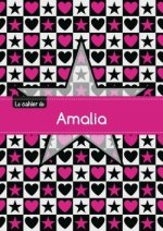 Le cahier d'Amalia - Blanc, 96p, A5 - Étoile et c ur
