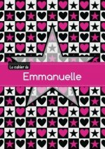 Le cahier d'Emmanuelle - Blanc, 96p, A5 - Étoile et c ur