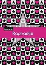 CAHIER RAPHAELLE BLANC,96P,A5 ETOILEETCoeUR