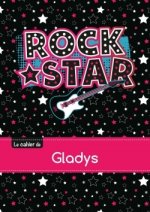 Le cahier de Gladys - Petits carreaux, 96p, A5 - Rock Star