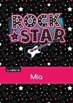 CAHIER MIA PTSCX,96P,A5 ROCKSTAR