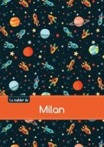 CAHIER MILAN SEYES,96P,A5 ESPACE