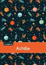 Le cahier d'Achille - Petits carreaux, 96p, A5 - Espace