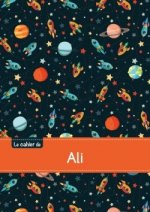 Le cahier d'Ali - Petits carreaux, 96p, A5 - Espace