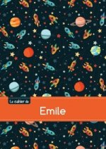 Le cahier d'Emile - Petits carreaux, 96p, A5 - Espace