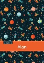 Le cahier d'Alan - Blanc, 96p, A5 - Espace