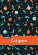 Le cahier de Grégoire - Blanc, 96p, A5 - Espace